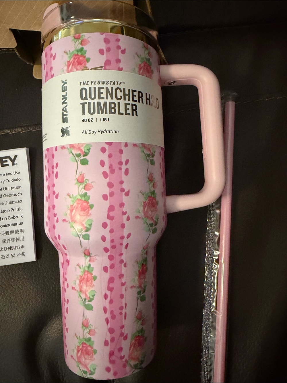 Beautiful Cherry Blossom 🌸 Pink 40oz Stanley Cup/Tumbler